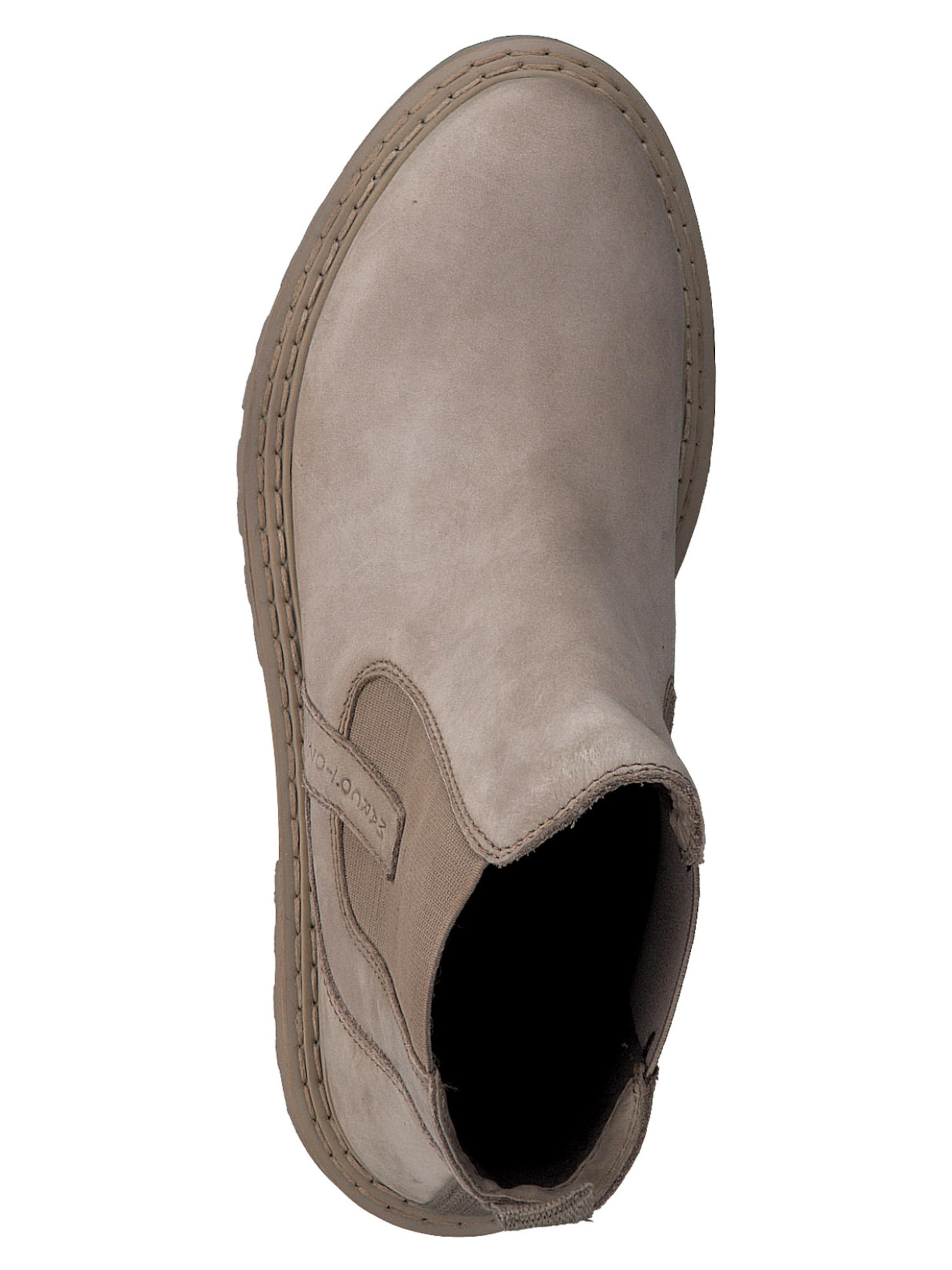 MARCO TOZZI Chelsea boots in Beige