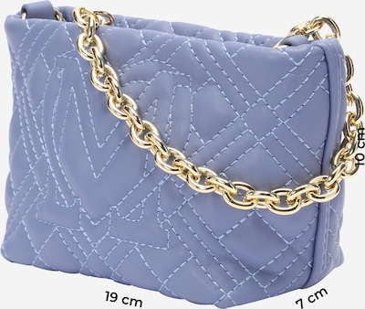 Rankinė ant peties iš Love Moschino, spalva – azuro spalva, Prekių apžvalga