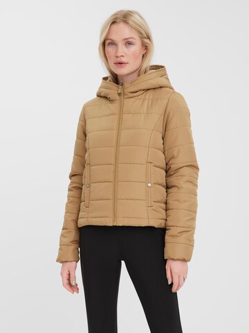 VERO MODA Between-Season Jacket 'SIMONE' in Brown: front