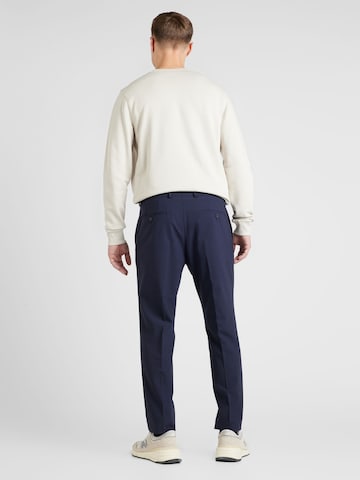 s.Oliver BLACK LABEL Regular Trousers with creases in Blue