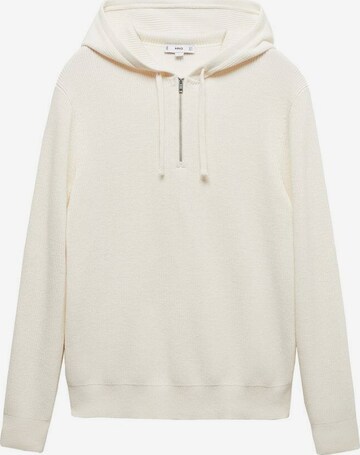 MANGO MAN Pullover i hvid: forside