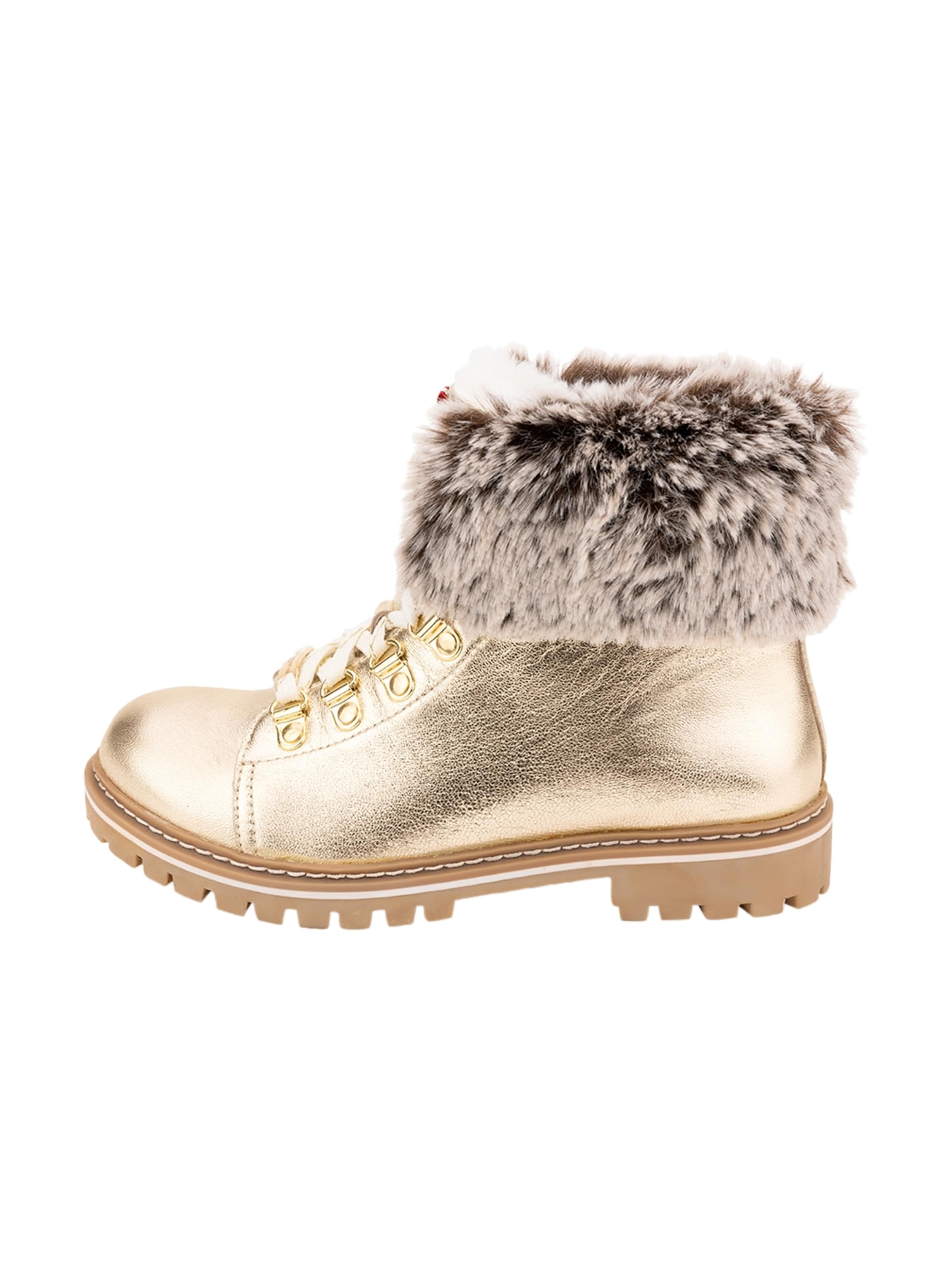 Bottines Les Tropéziennes en or : devant