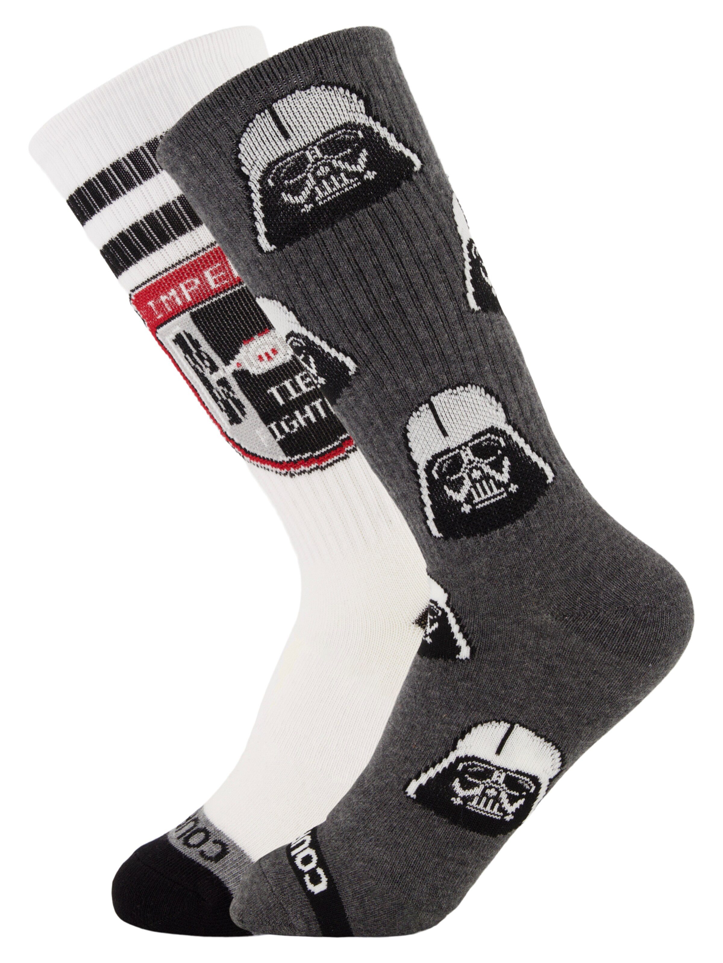 Chaussettes 'Star Wars' DISNEY en gris : devant