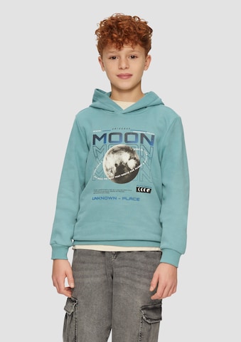 s.Oliver Sweatshirt in Grün: Vorderseite