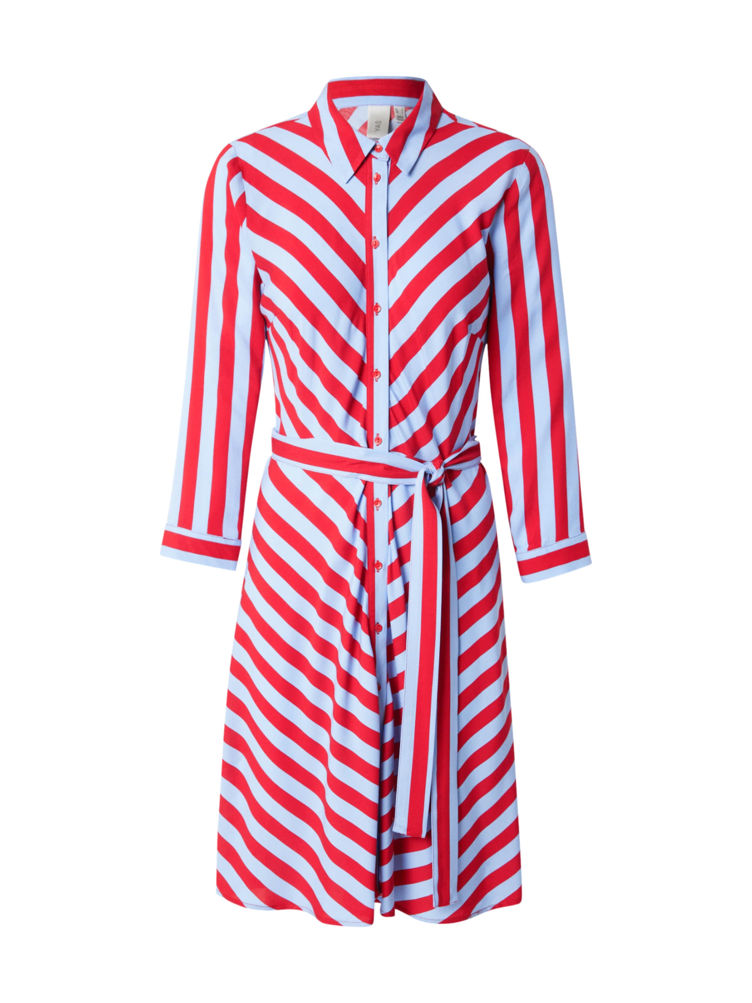 YAS Shirt dress 'YASSAVANNA' in Red: front