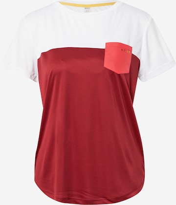 T-shirt fonctionnel 'ALONG THE RIVER' ROXY en rouge : devant