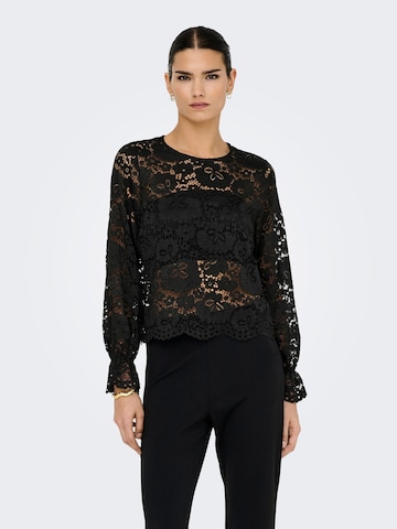 JDY Bluse 'JDYLacey' i sort: forside