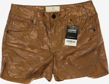 PIECES Shorts in M in Brown: front