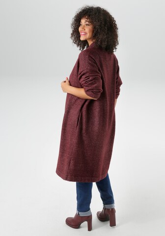 Aniston Knit Cardigan in Red