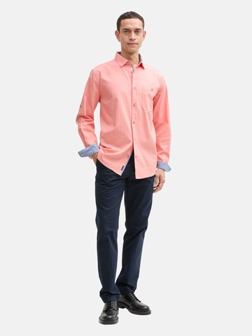 TOM TAILOR Regular Fit Hemd in Rot