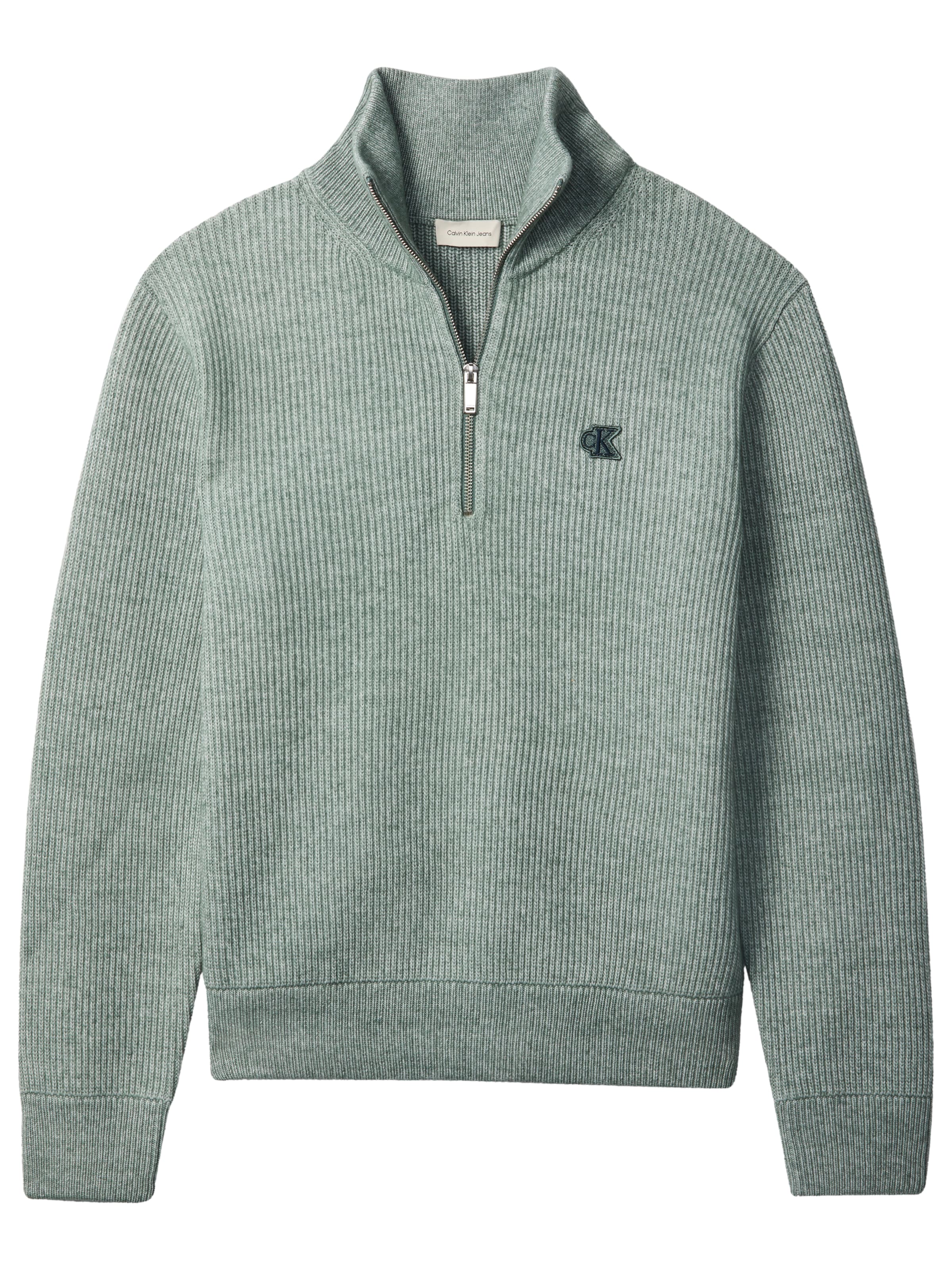 Calvin Klein Jeans Свитер в Зеленый: спереди