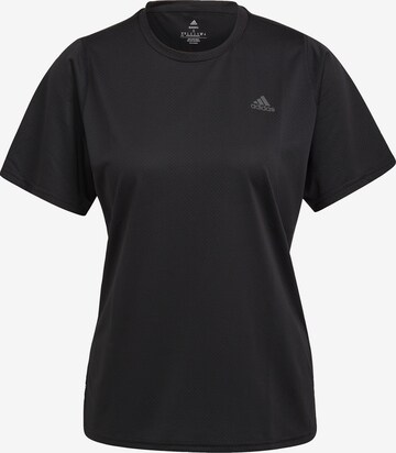 ADIDAS SPORTSWEAR Functioneel shirt 'Run Icons ' in Zwart: voorkant