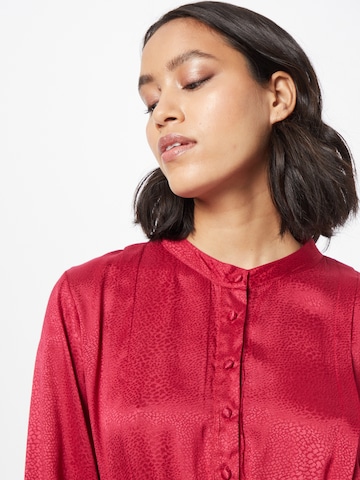 Bizance Paris Shirt dress 'FLEURIE' in Red