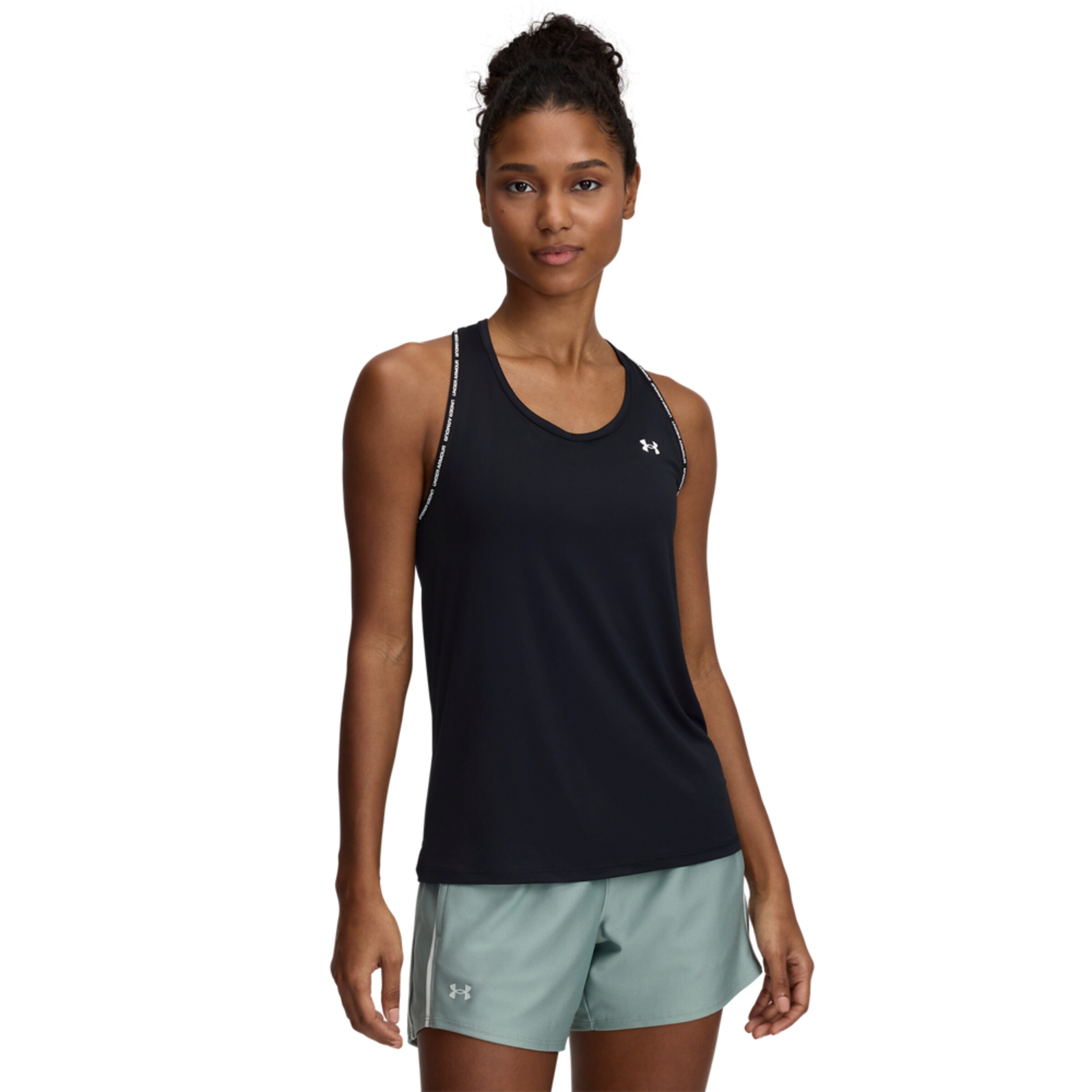 UNDER ARMOUR Sports top 'Knockout' in Black: front