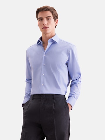 Coupe regular Chemise business SEIDENSTICKER en bleu