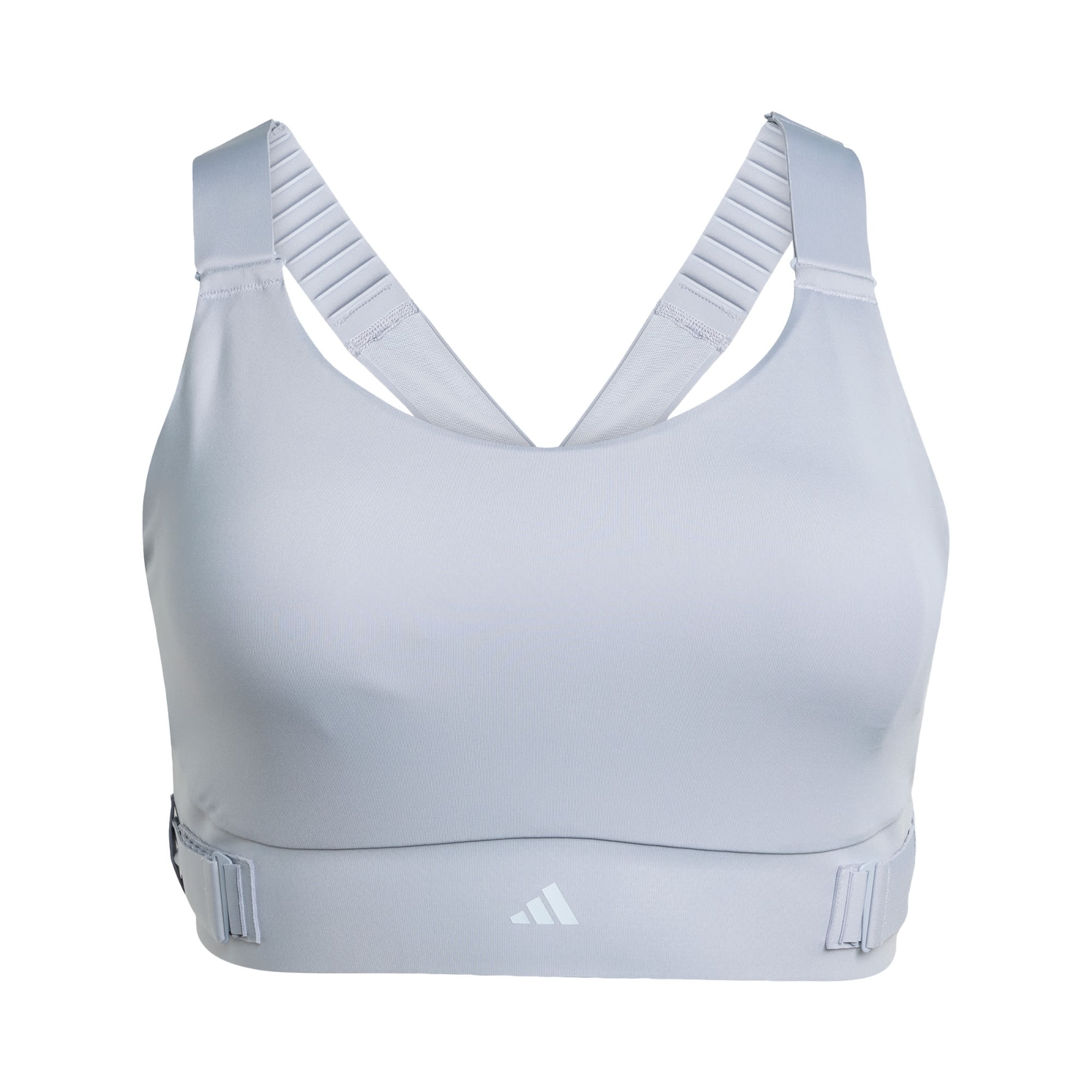 ADIDAS PERFORMANCE - Bustier Sujetador deportivo 'FastImpact Luxe' en gris: frente