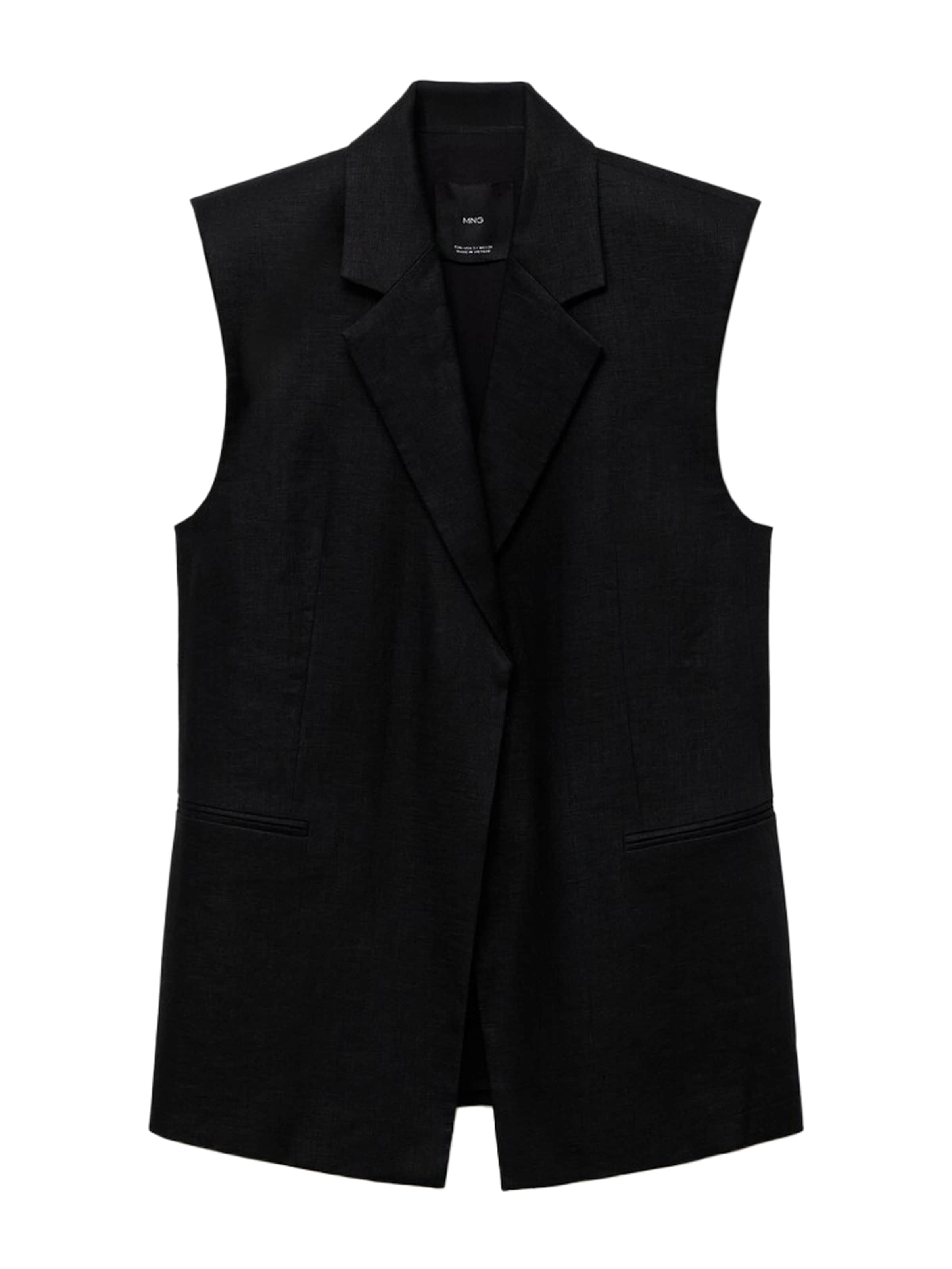 MANGO Vesta k obleku 'BORELI2' - Čierna: predná strana