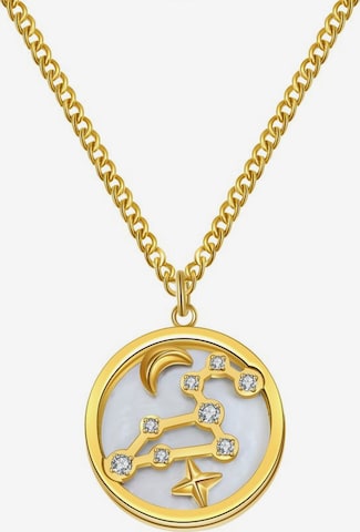 Hey Happiness - Cadena 'Luminous Leo' en oro: frente