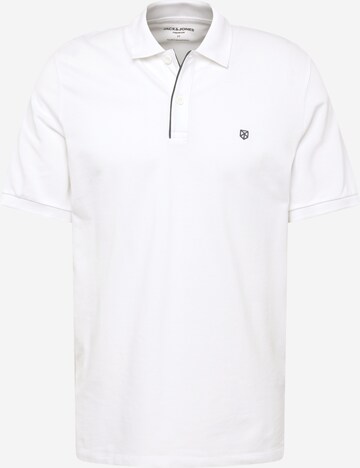 JACK & JONES Bluser & t-shirts 'SAINZ' i hvid: forside