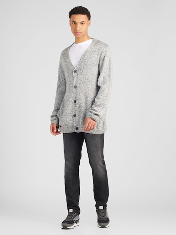 ABOUT YOU Knit Cardigan 'Mirco' in Grey