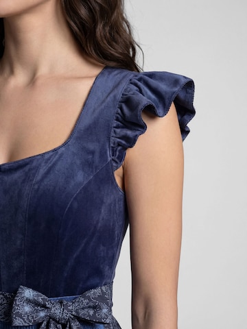 SPIETH & WENSKY Dirndl 'Kendall' in Blau