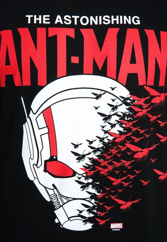 LOGOSHIRT Shirt 'Ant-Man' in Black