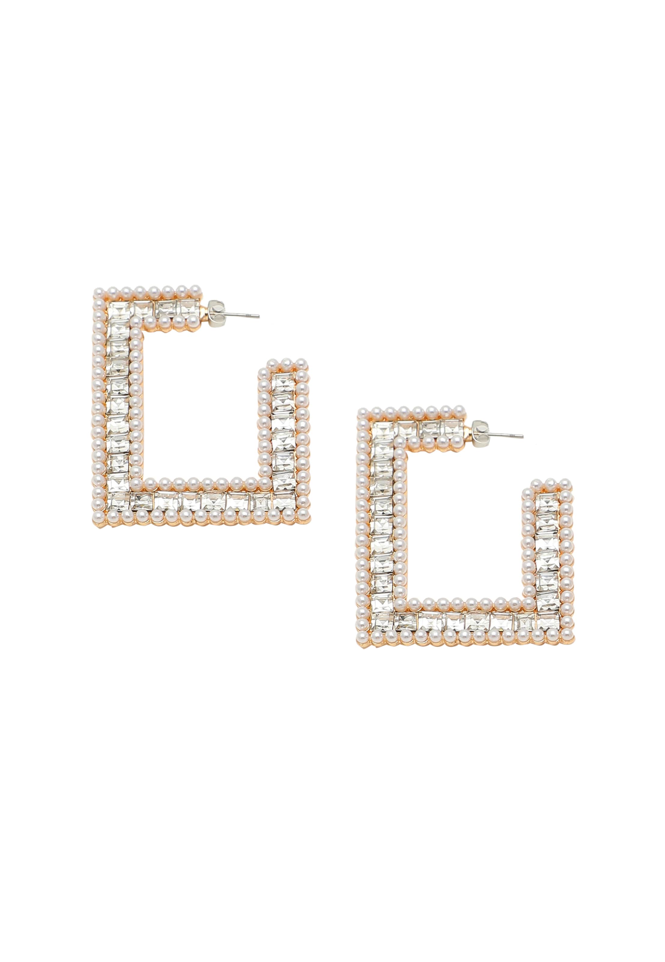 SOHI Серьги в Золотой: спереди