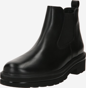 Paul Green Chelsea Boots in Schwarz: predná strana