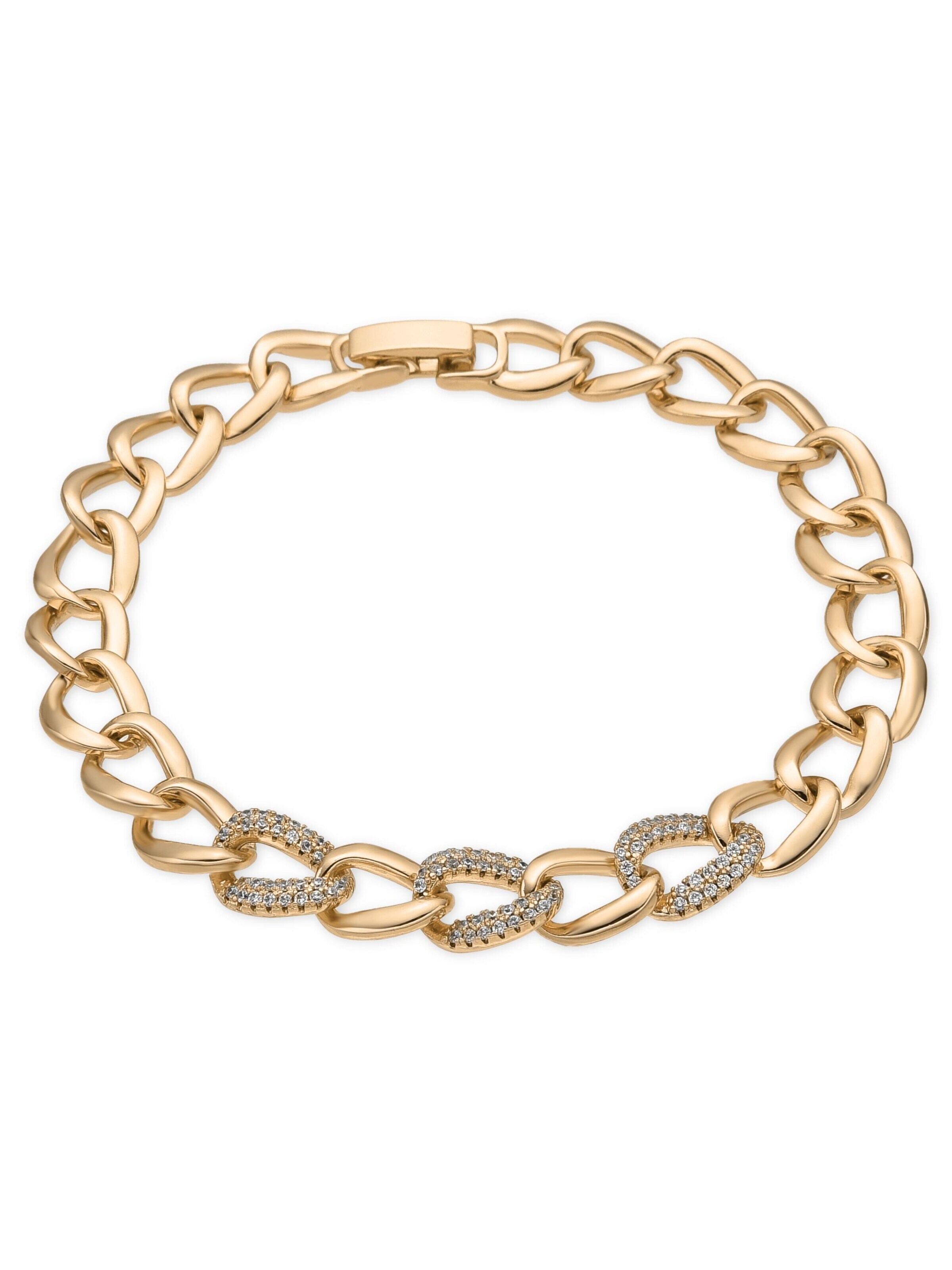 Luxenter Armband 'Uryo'‌‌‌ in 19 cm in gold, Produktansicht