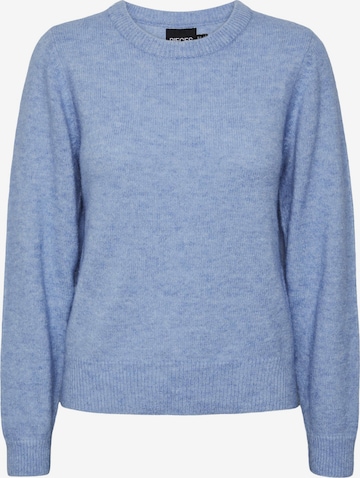 PIECES Sweater 'KARINA' in Blue: front