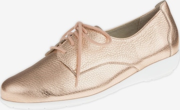 Natural Feet Lace-Up Shoes 'Sandra' in Bronze: front