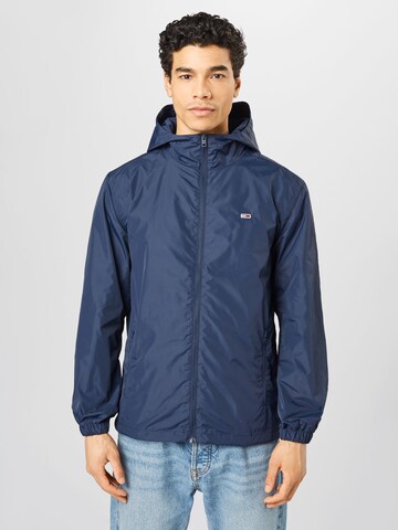 Tommy Jeans Between-season jacket in Blue: front