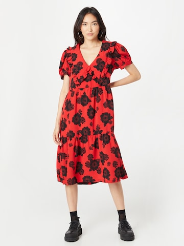 Monki - Vestido en rojo: frente