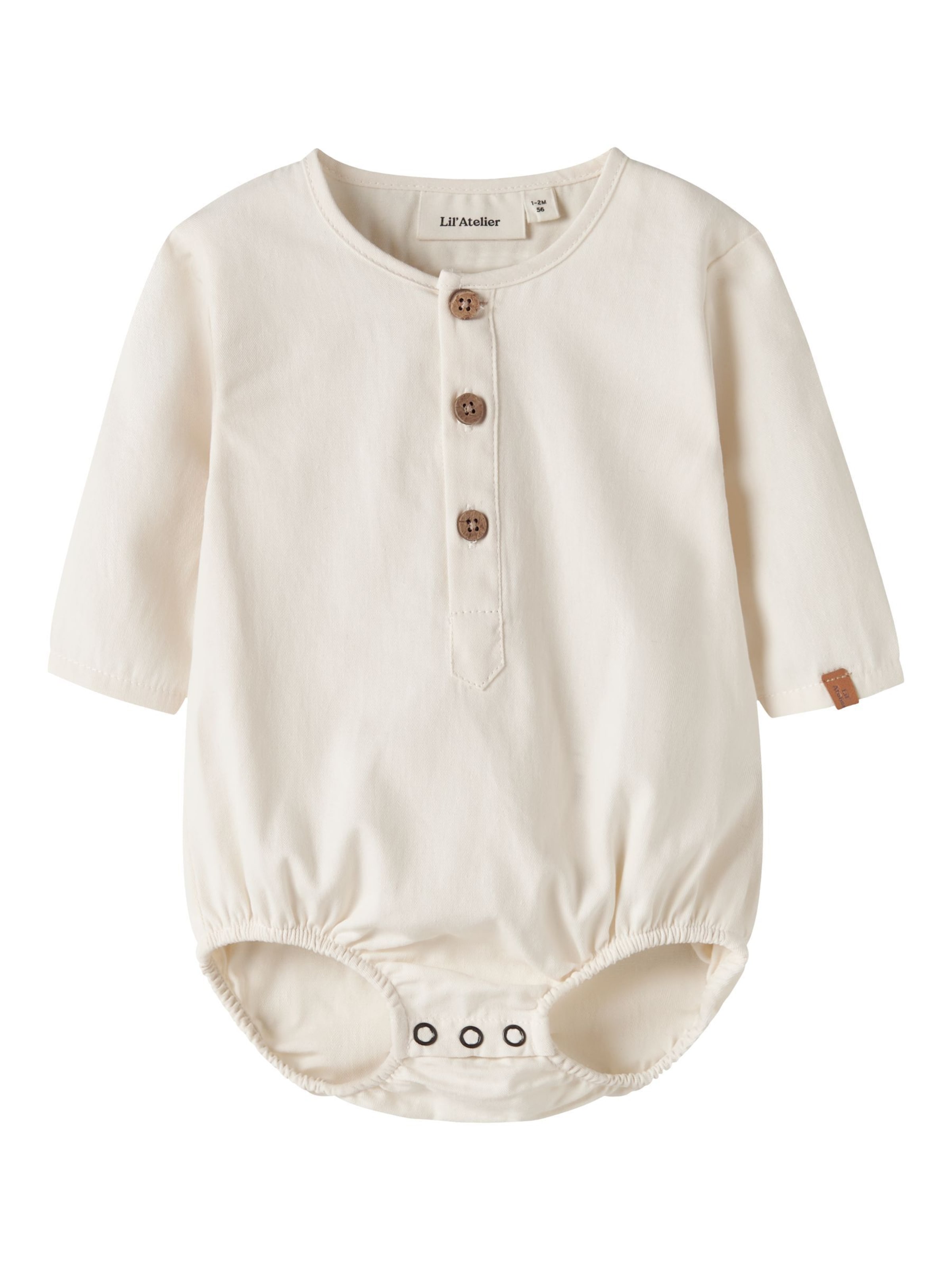 Lil'Atelier Sparkedragt/Body i hvid: forside