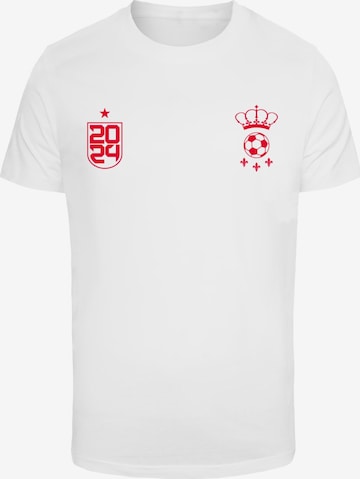 Mister Tee Shirt 'Espana' in White: front