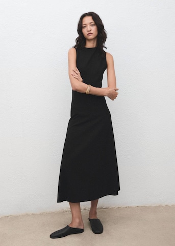 MANGO Kleid 'Leti' in Schwarz: Vorderseite