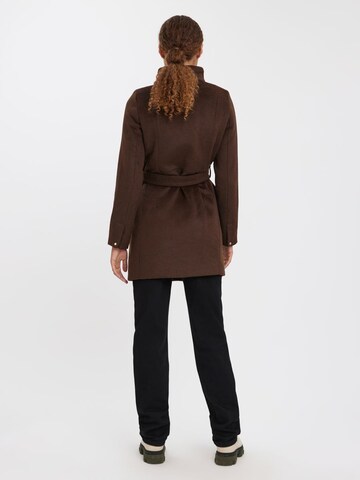 VERO MODA Tussenmantel in Bruin