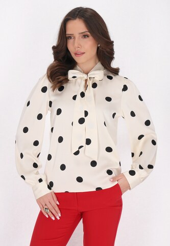 faina - Blusa en blanco: frente