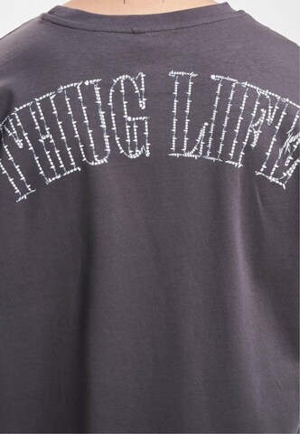 Thug Life Shirt in Grijs