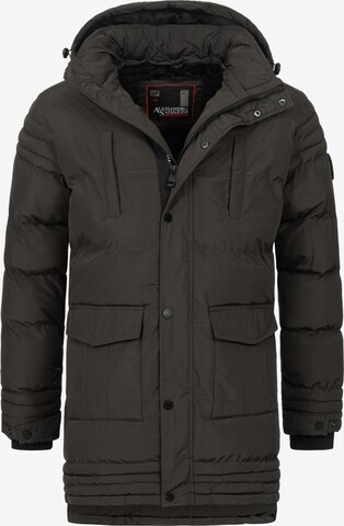 Alessandro Salvarini Winter Jacket in Grey: front
