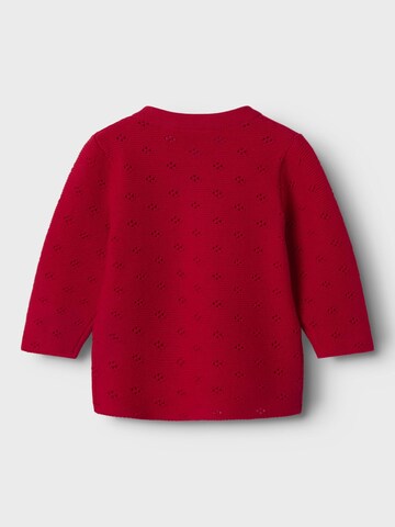 NAME IT Knit cardigan 'NBFFie' in Red