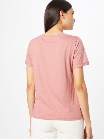 Cream T-Shirt 'Rory' in Pink