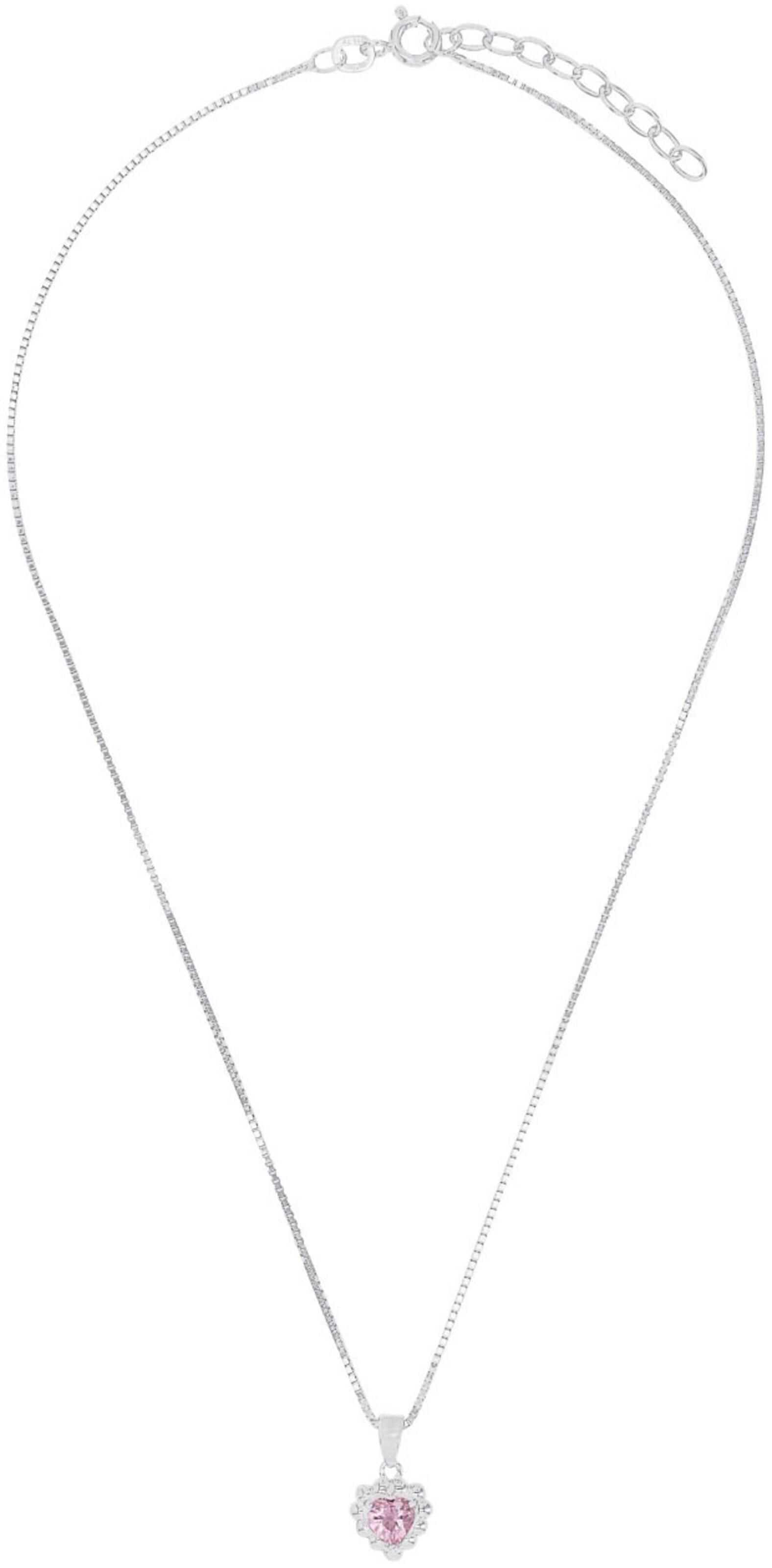 AMOR Necklace in Silver: front
