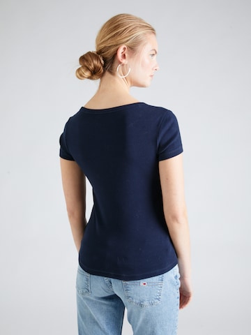 Tommy Jeans T-Shirt 'ESSENTIAL' in Blau