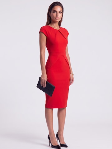 AUDRAY - Vestido de tubo 'MAE' en rojo: frente