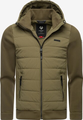 Ragwear Weatherproof jacket 'Doryan' in Green: front