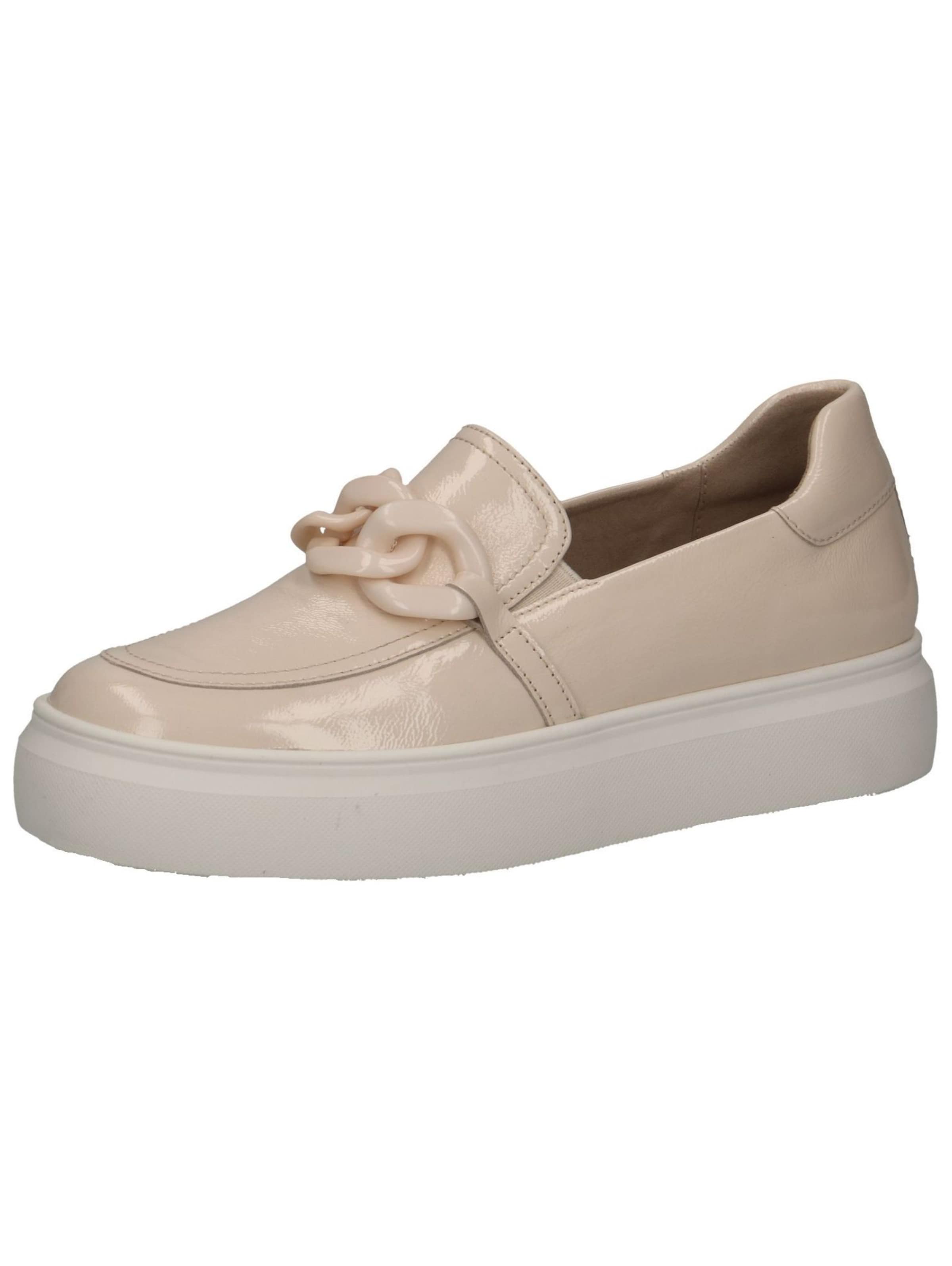Baskets basses CAPRICE en beige : devant