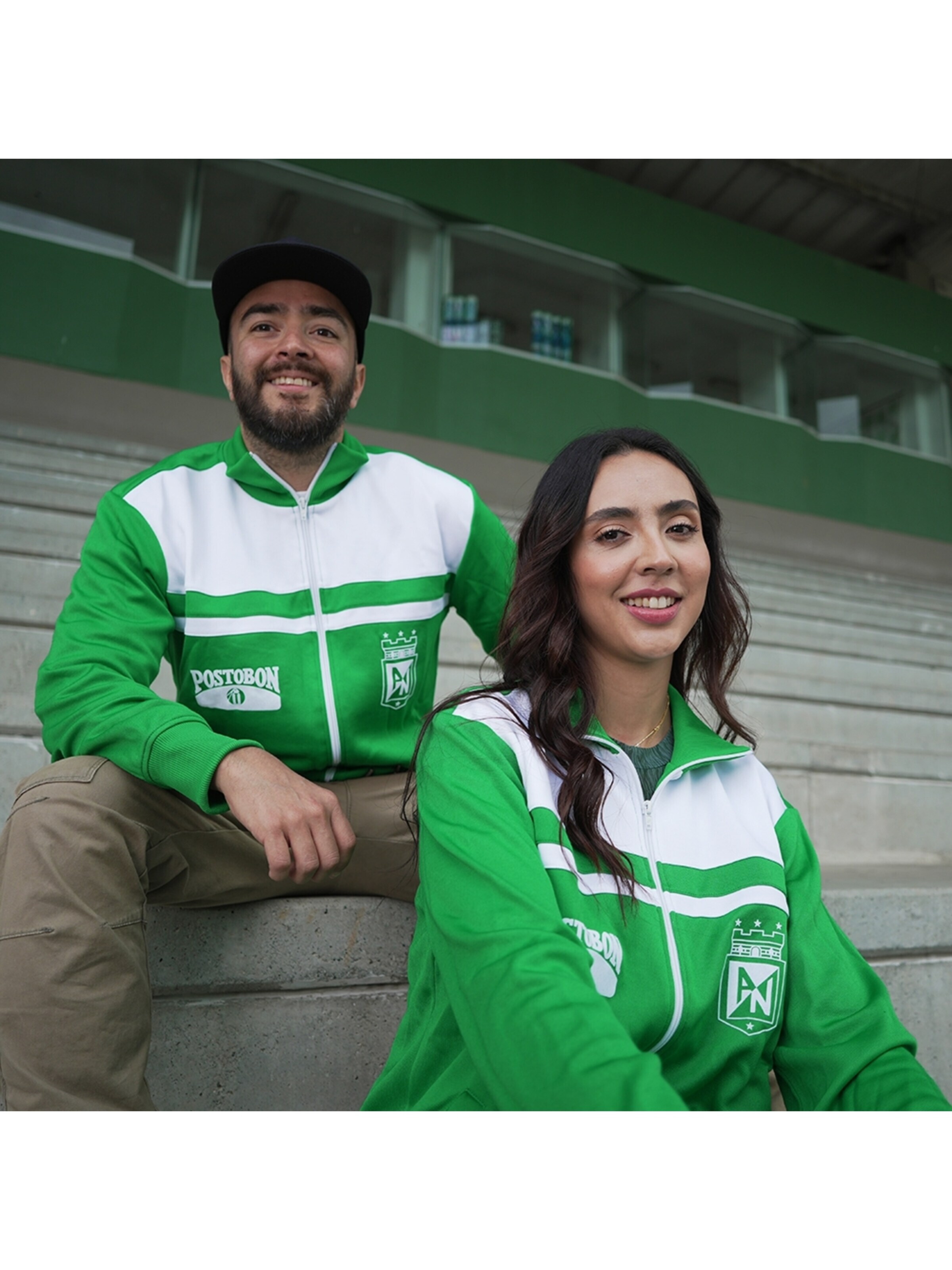 COPA FOOTBALL Sportjas 'Atlético Nacional 1980's Retro Voetbaljack' in Groen