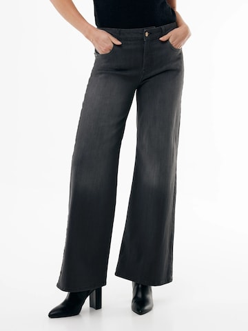 Wide Leg Jean MEXX en gris : devant
