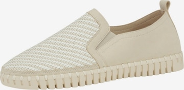 ILSE JACOBSEN Classic Flats 'Tilia4072' in Beige: front